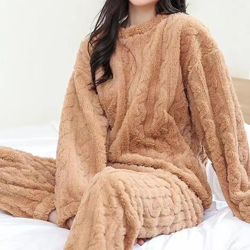 Pijama Conjuntos de 2 piezas de otoño para mujer