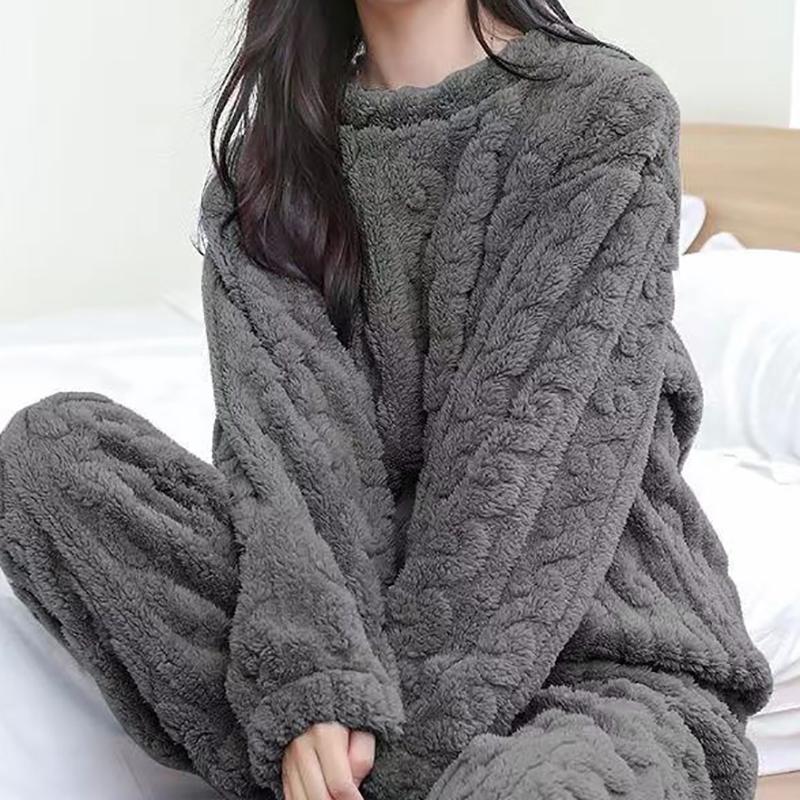 Pijama Conjuntos de 2 piezas de otoño para mujer