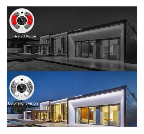 Camara Seguridad Ip Wifi Exterior Jortan Modelo Color Blanco Camara