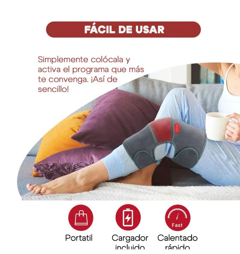 Rodillera,codera Con vibración, TERAPIA CON CALOR