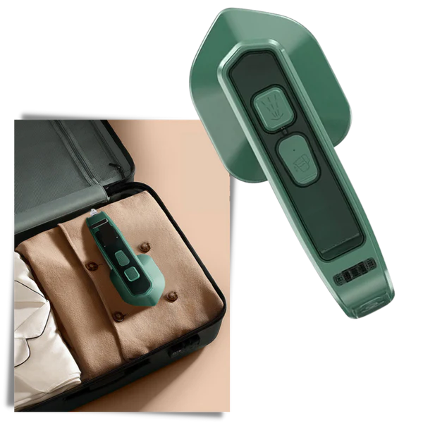 Mini Plancha Vapor De Mano Portátil Verde