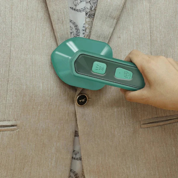 Mini Plancha Vapor De Mano Portátil Verde