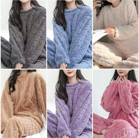 Pijama Conjuntos de 2 piezas de otoño para mujer