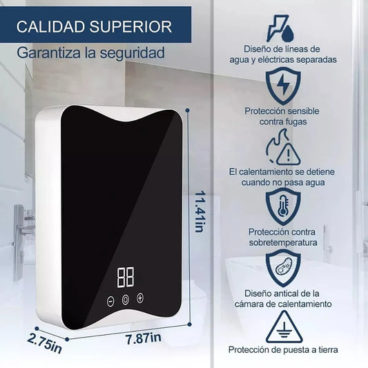 Calentador De Agua Para Ducha Moderno Led