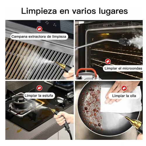 Limpiador De Vapor Presurizado De Alta Temperatura 2800w✅