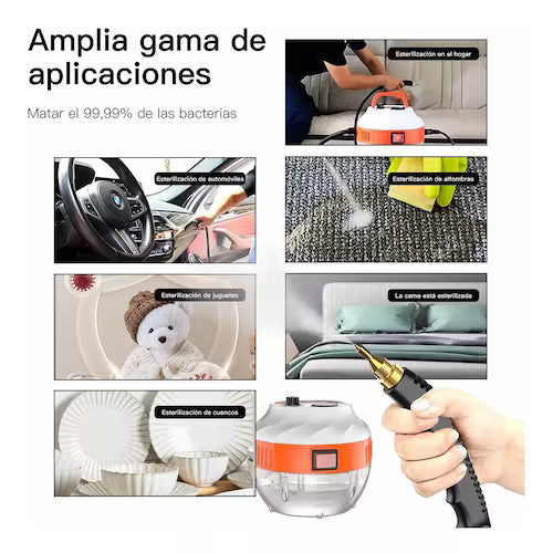 Limpiador De Vapor Presurizado De Alta Temperatura 2800w✅
