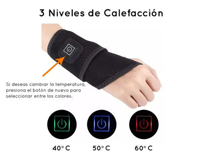 Muñequera Eléctrica con Terapia de Calor