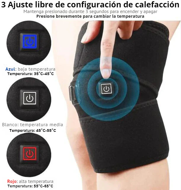 Rodillera,codera Con vibración, TERAPIA CON CALOR