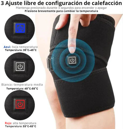 Rodillera,codera Con vibración, TERAPIA CON CALOR