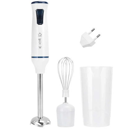 Batidora eléctrica de mano para alimentos, exprimidor, taza, procesador, 600 V, 220 W