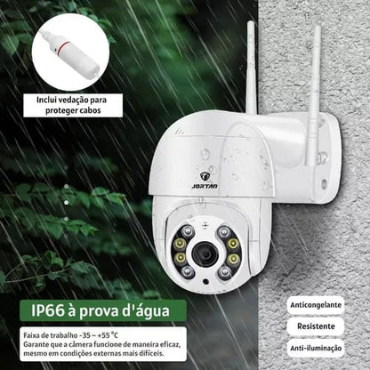 Camara Seguridad Ip Wifi Exterior Jortan Modelo Color Blanco Camara