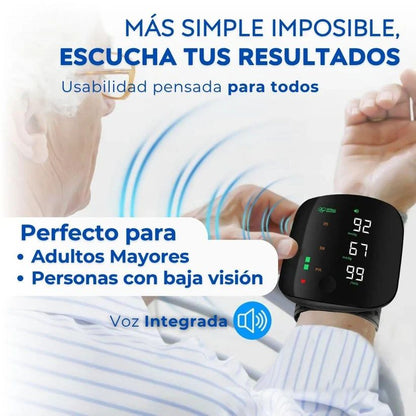 Tensiómetro Digital de Muñeca con Voz en Español