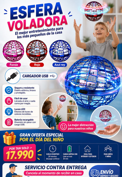 Flynova Pro Flying - Ball Spinner 🔴🔵🟣
