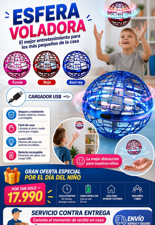 Flynova Pro Flying - Ball Spinner 🔴🔵🟣