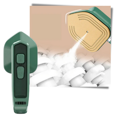 Mini Plancha Vapor De Mano Portátil Verde